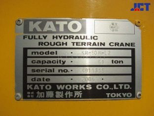 Hình ảnh xe cẩu bánh lốp 50 tấn Kato KR-50HL (SL-600)