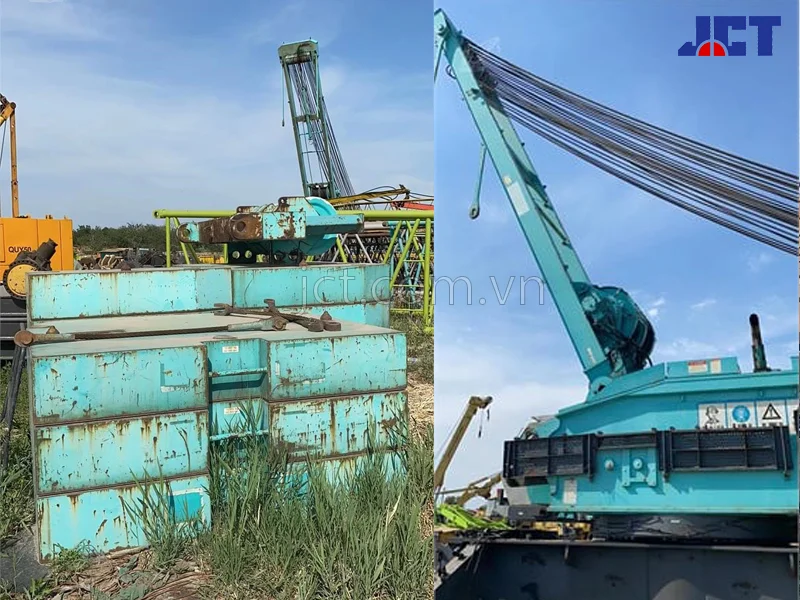 Xe cẩu bánh xích 550 tấn Kobelco SL6000