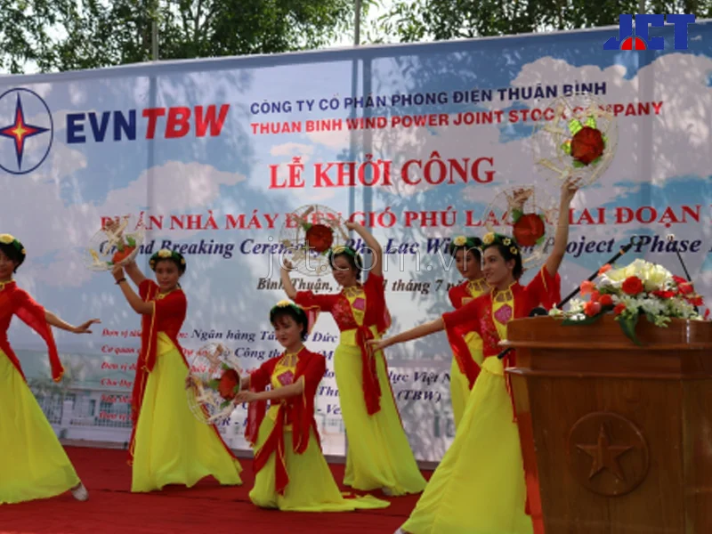 Dự án điện gió Phú Lạc - Do Công ty Phong điện Thuận là chủ đầu tư 
