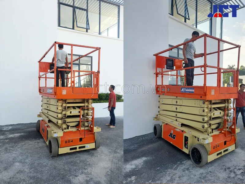 Cho thuê xe nâng người lắp đặt và vệ sinh nhà xưởng sau khi hoàn toàn tại KCN Đồng Nai