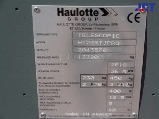 Xe nâng người boomlift 23m Haulotte HT23RTJ