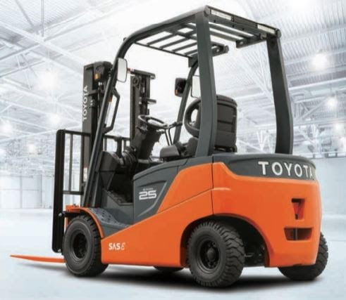 Xe nâng hàng Toyota 2.5 tấn chạy điện Hàng Nhật bãi